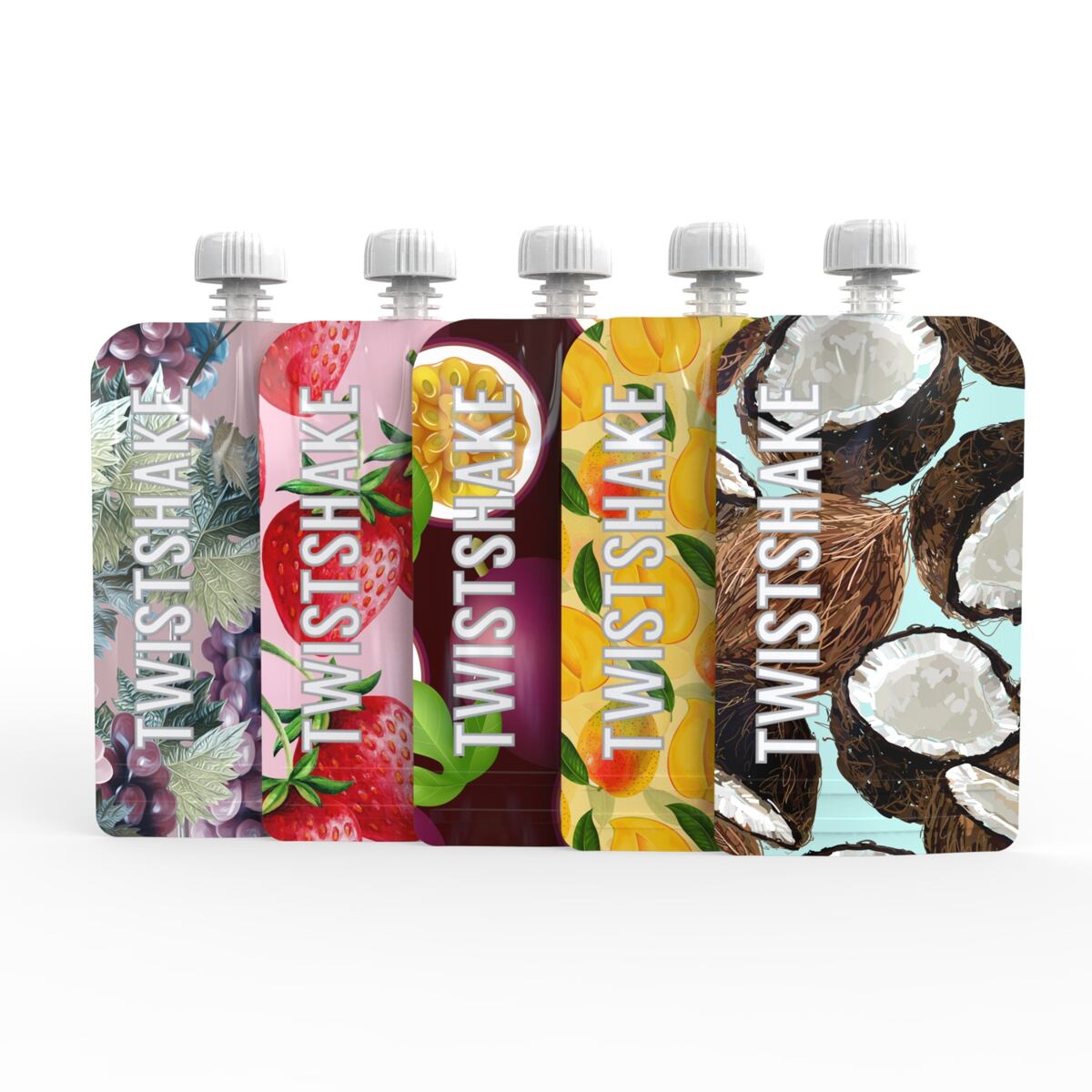 Twistshake Plniteľné vrecko 5x220 ml