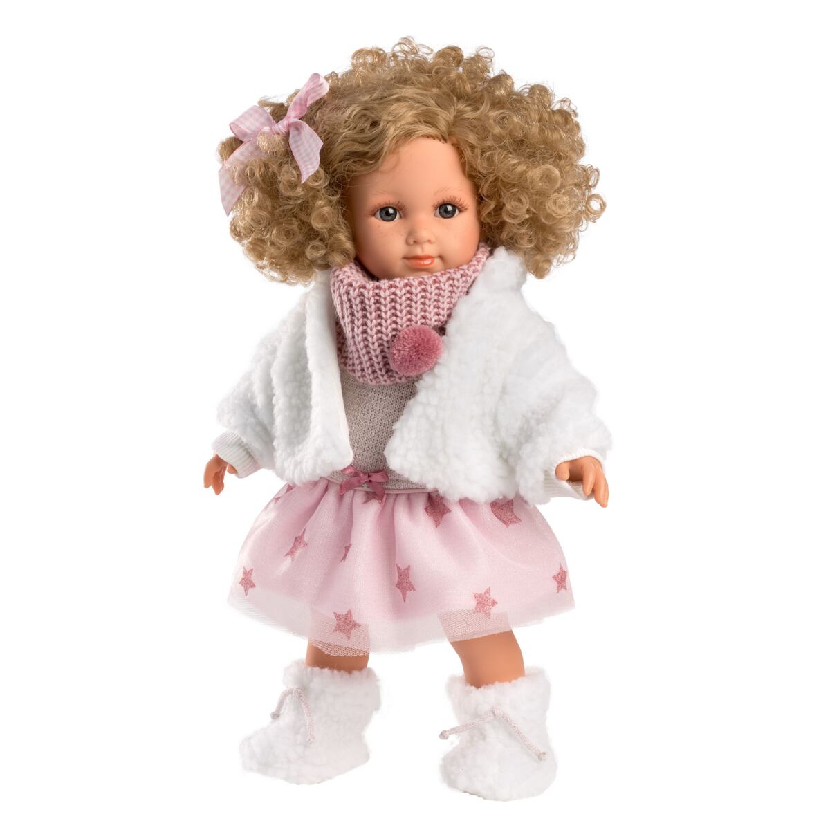 Llorens 53542 ELENA - realistická bábika s mäkkým látkovým telom - 35 cm