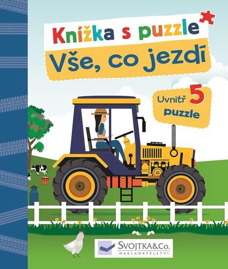 Levně Vše, co jezdí - Knížka s puzzle