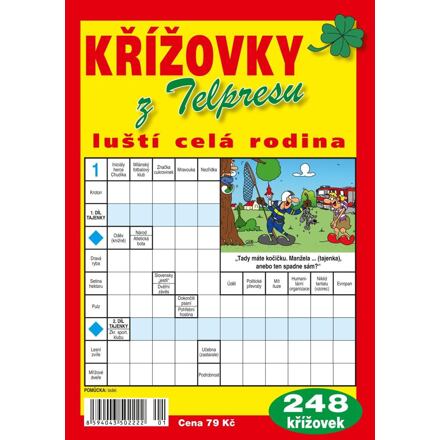 Křížovky z Telpresu luští celá rodina - 248 křížovek 1/2023