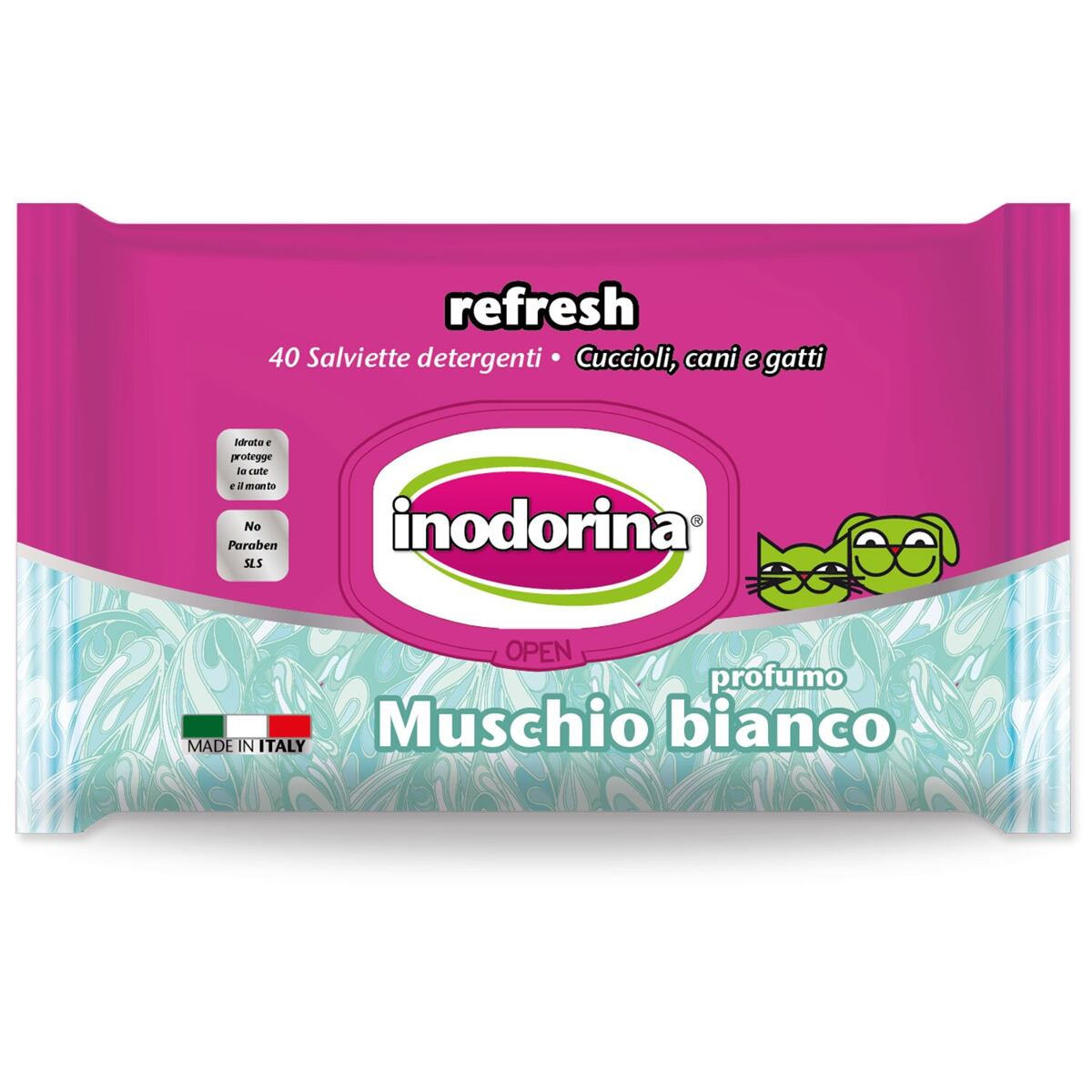 Obrúsky INODORINA Mošus 40 ks