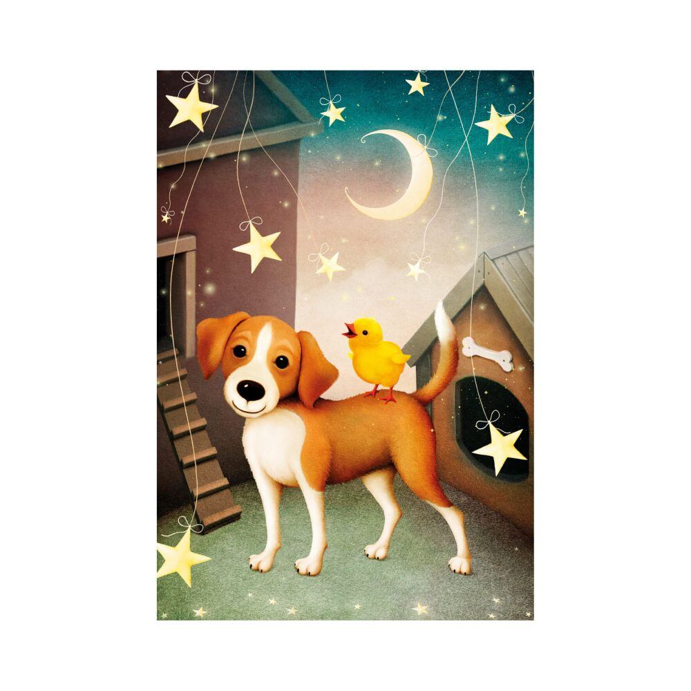 Dino Stratené kuriatko 24 triangel Puzzle