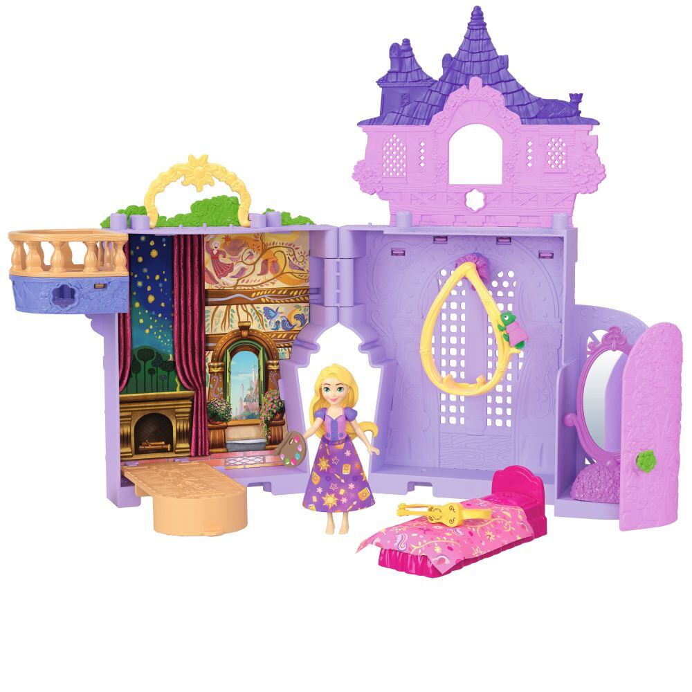 Mattel Disney Princess Veža s malou bábikou Locikou