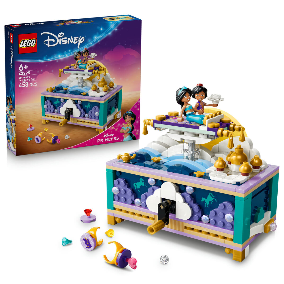 LEGO® │ Disney 43295 Jasmínina šperkovnice