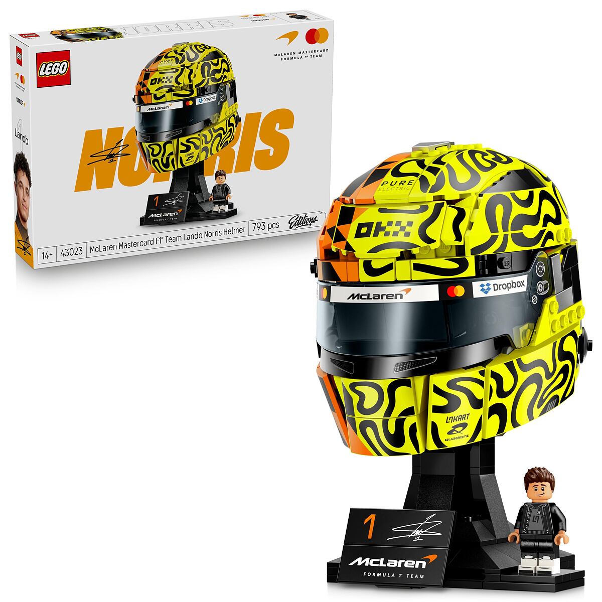 LEGO® Editions Helma Lando Norris z týmu McLaren Mastercard F1®