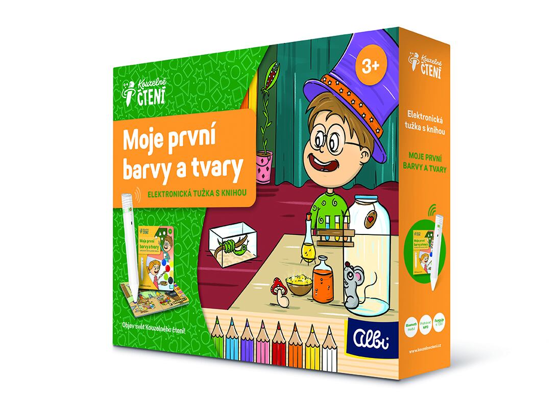 Albi Kouzelné čtení CZ Albi tužka 2.0 + Moje první barvy a tvary