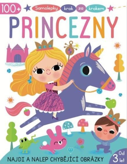 Levně Samolepky krok za krokem Princezny