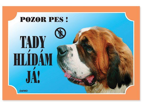 Tabuľka DAFIKO bernardín 1 ks