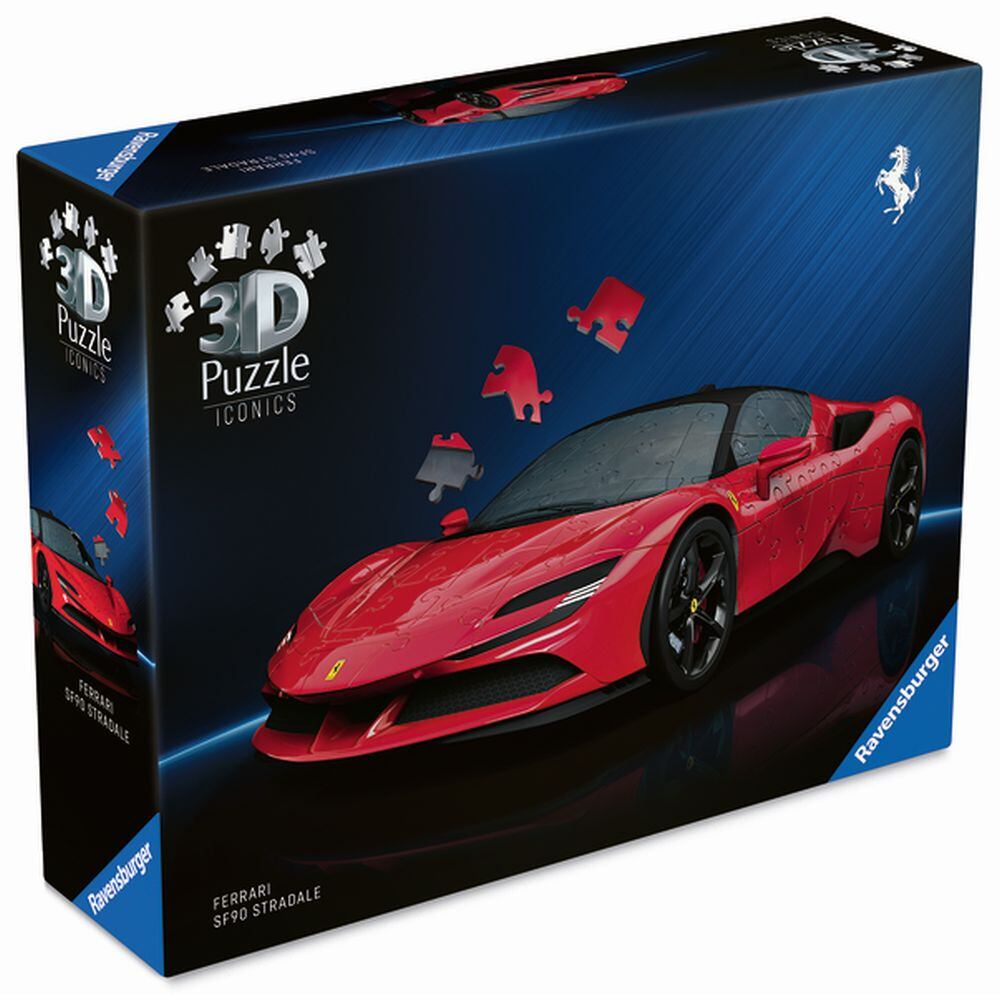 Ravensburger Iconics: Ferrari SF90 Stradale 3D puzzle 163 dielikov