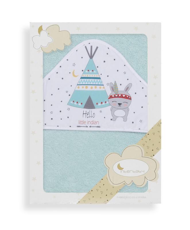 Interbaby Osuška froté 100x100 TEEPEE - tyrkys