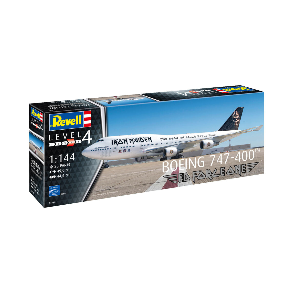 Levně Revell Plastic ModelKit letadlo 03780 - Boeing 747-400 Ed Force One (1:144)