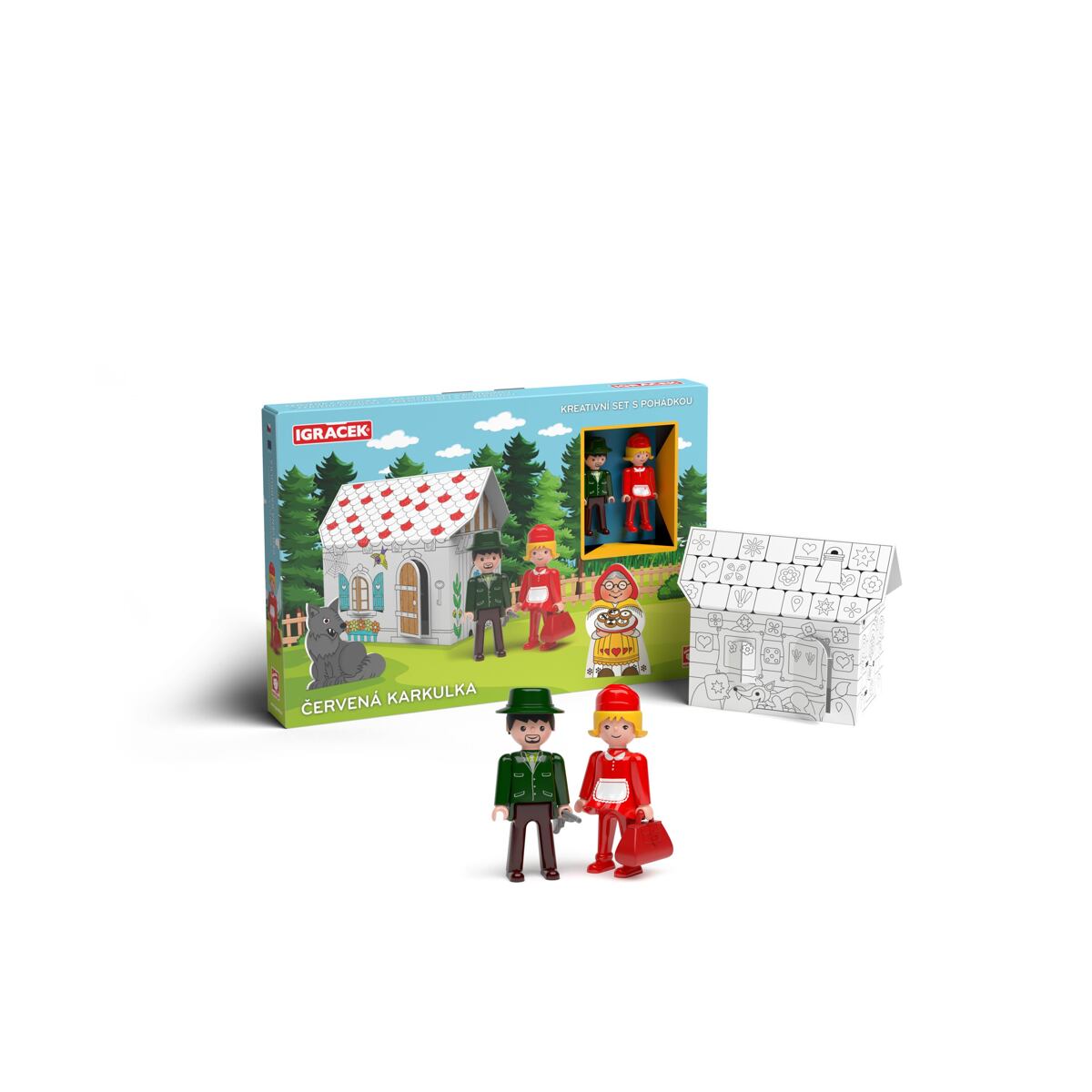 Efko Igráček Červená Karkulka - kreatívny set s rozprávkou