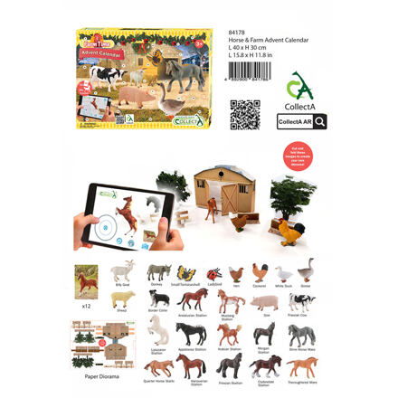 COLLECTA Adventný kalendár-farma a kone