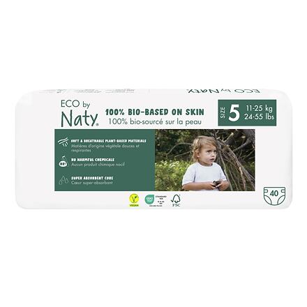 Eco by Naty Plienky Junior 11 - 25 kg - ECONOMY PACK (40 ks)