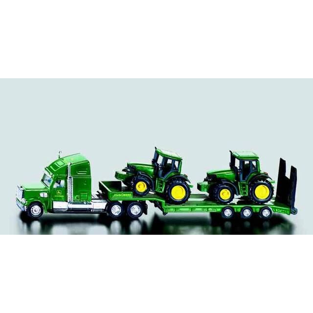 Siku Tahač s podvalníkem a traktory John Deere
