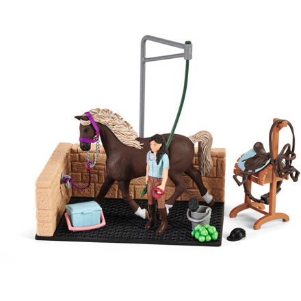 SCHLEICH Umývacie kút klubový s príslušenstvom