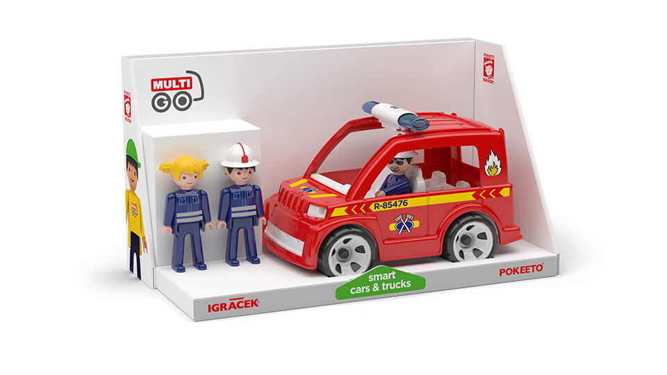 Efko Igráček MultiGO Trio Fire - figúrky s požiarnym autom