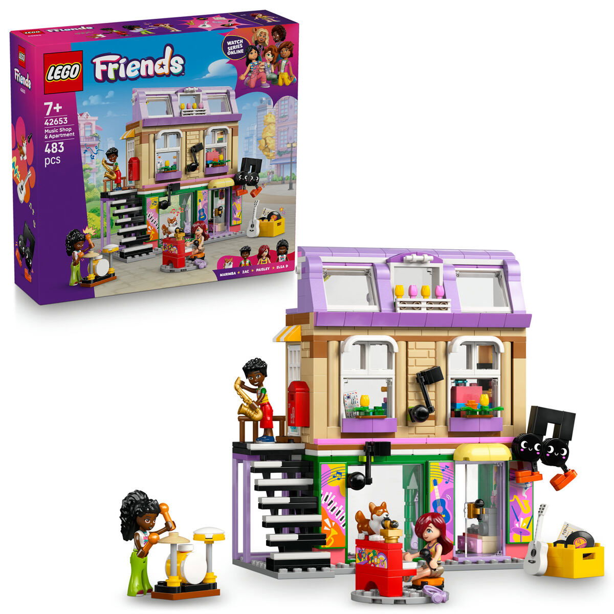 LEGO® Friends 4265 Obchod s hudobninami a byt
