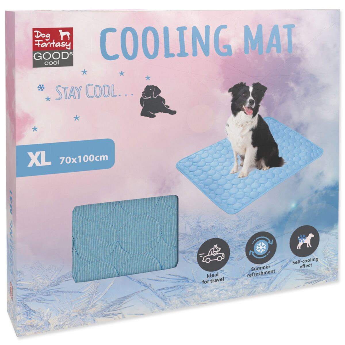 Levně Podložka Dog Fantasy chladící XL