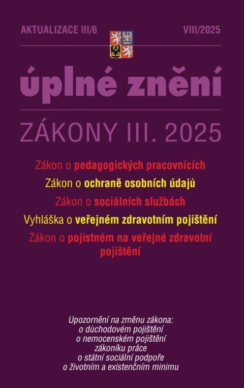 Aktualizace III/6 2025 Zákon o pedagogických pracovnících