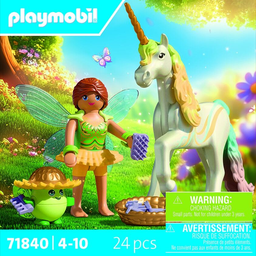 Levně Playmobil Sběratelský jednorožec Duhová květina s vílou