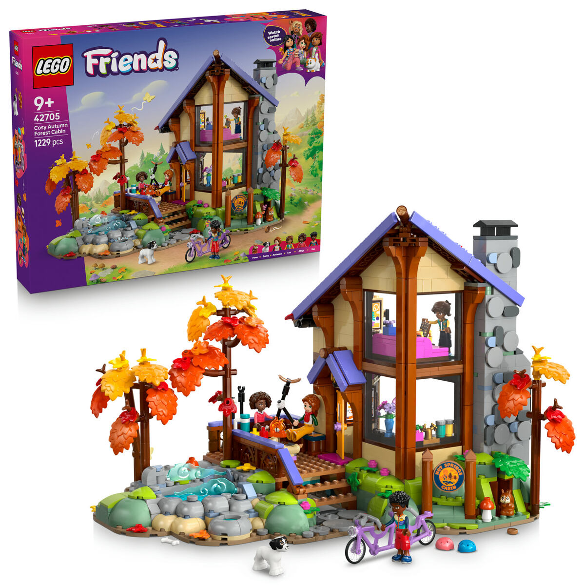 LEGO® Friends 42705 Útulná chata v podzimním lese
