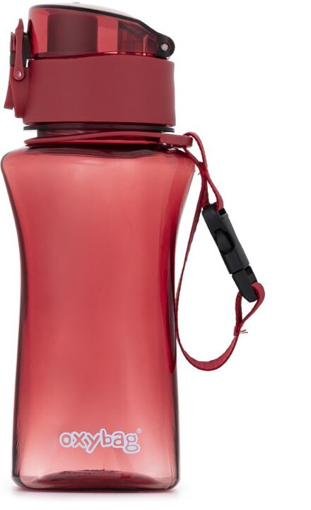 OXYBAG Fľaša na pitie 400 ml TRITAN - pastel red