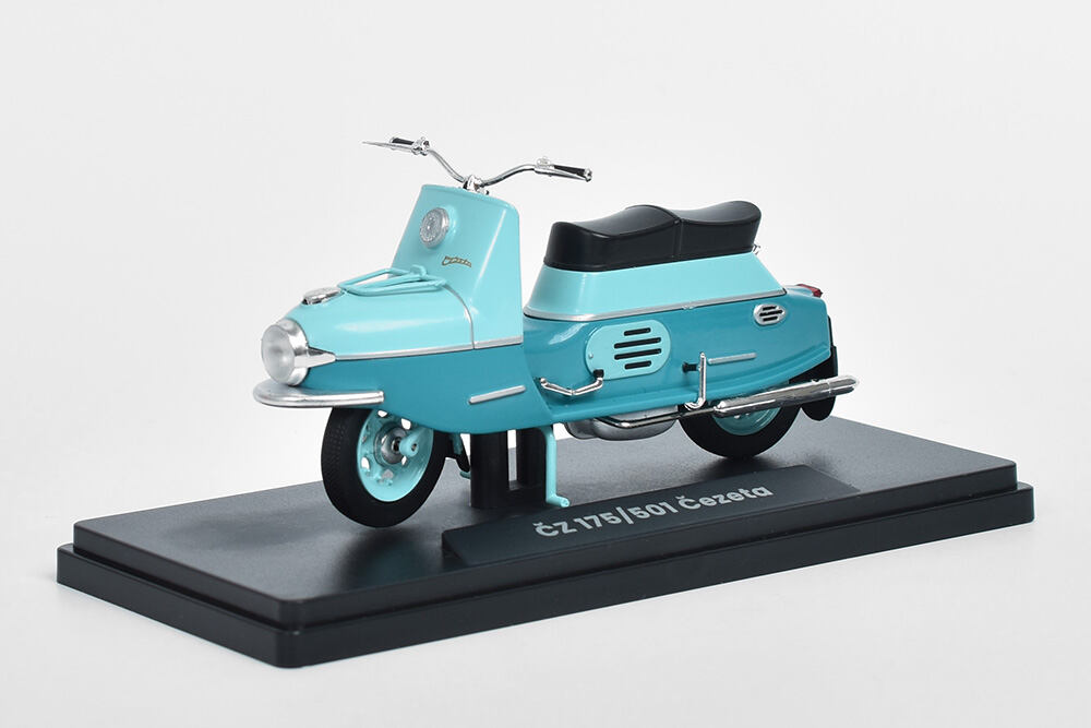 Abrex ČZ 175/501 (1958) 1:18 - Tyrkysová Tmavá/Tyrkysová