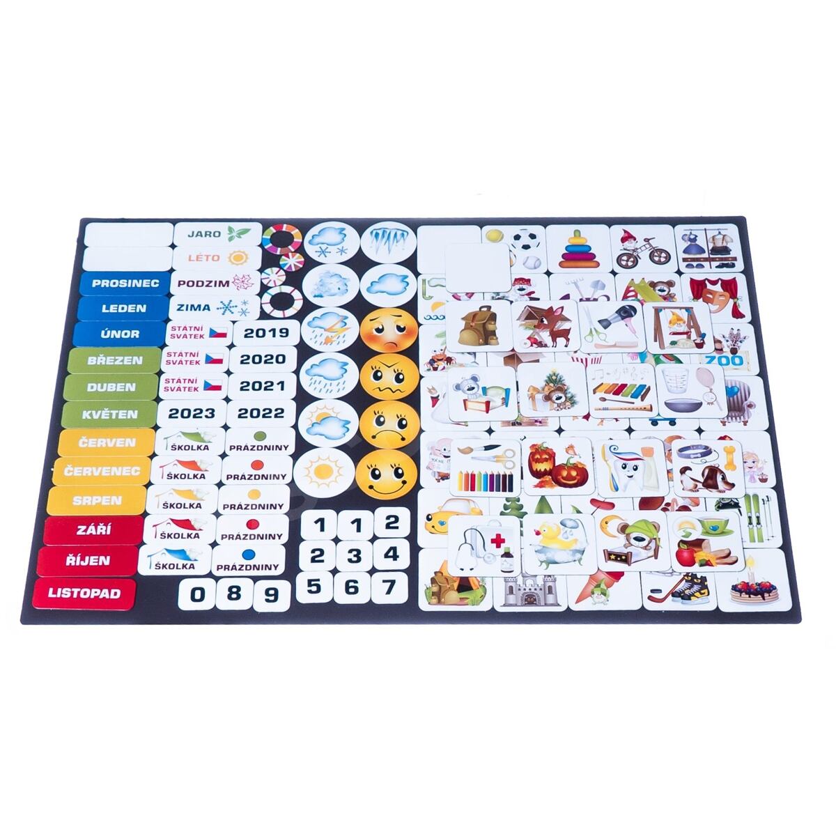 Kalendár magnetický - Škôlka 114 ks magnetiek