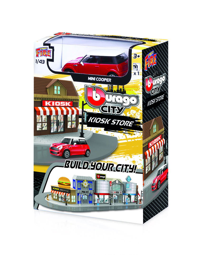 Bburago 1:43 BBURAGO CITY, Kiosk Store