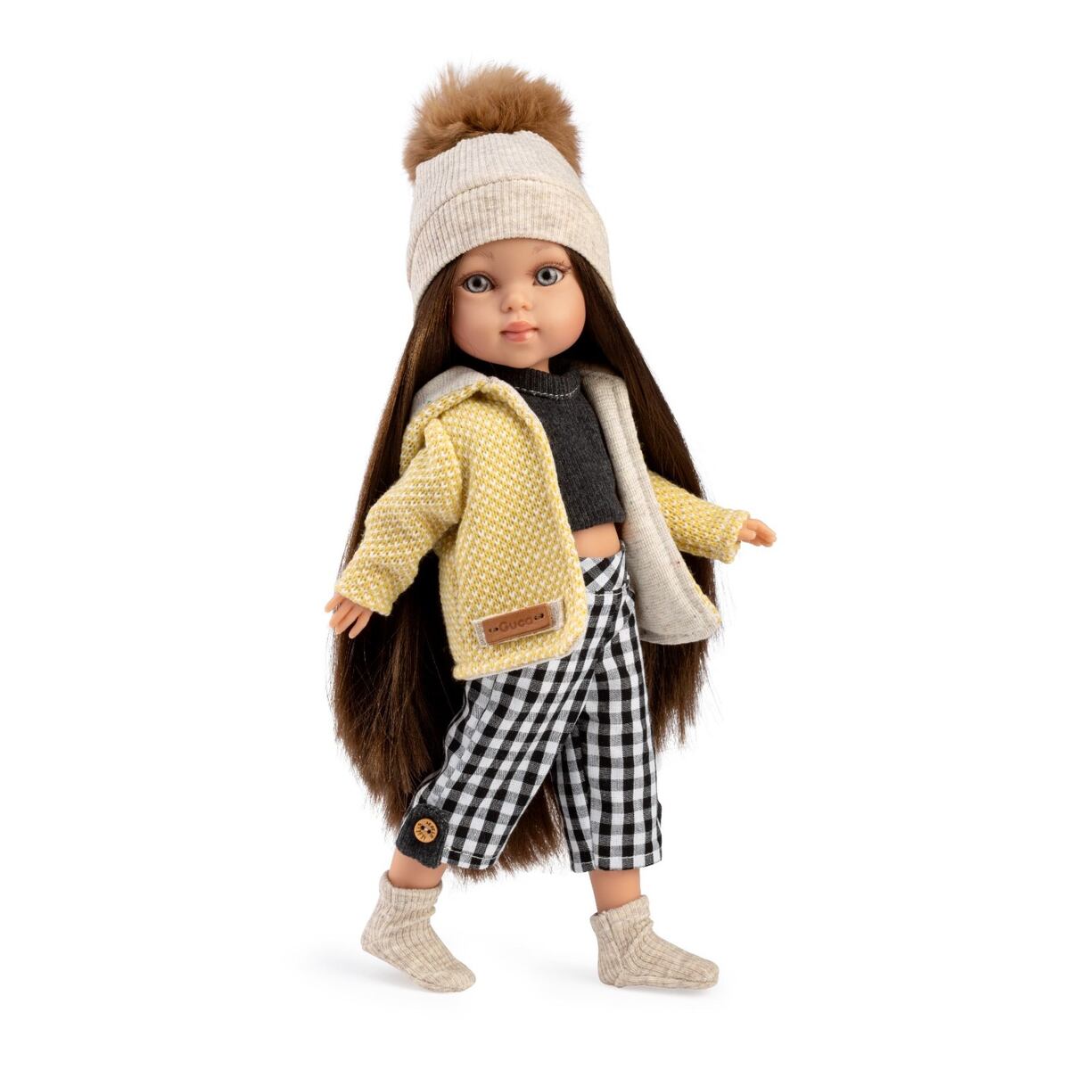 Guca PENELOPE realistická bábika s celovinylovým telom 34 cm