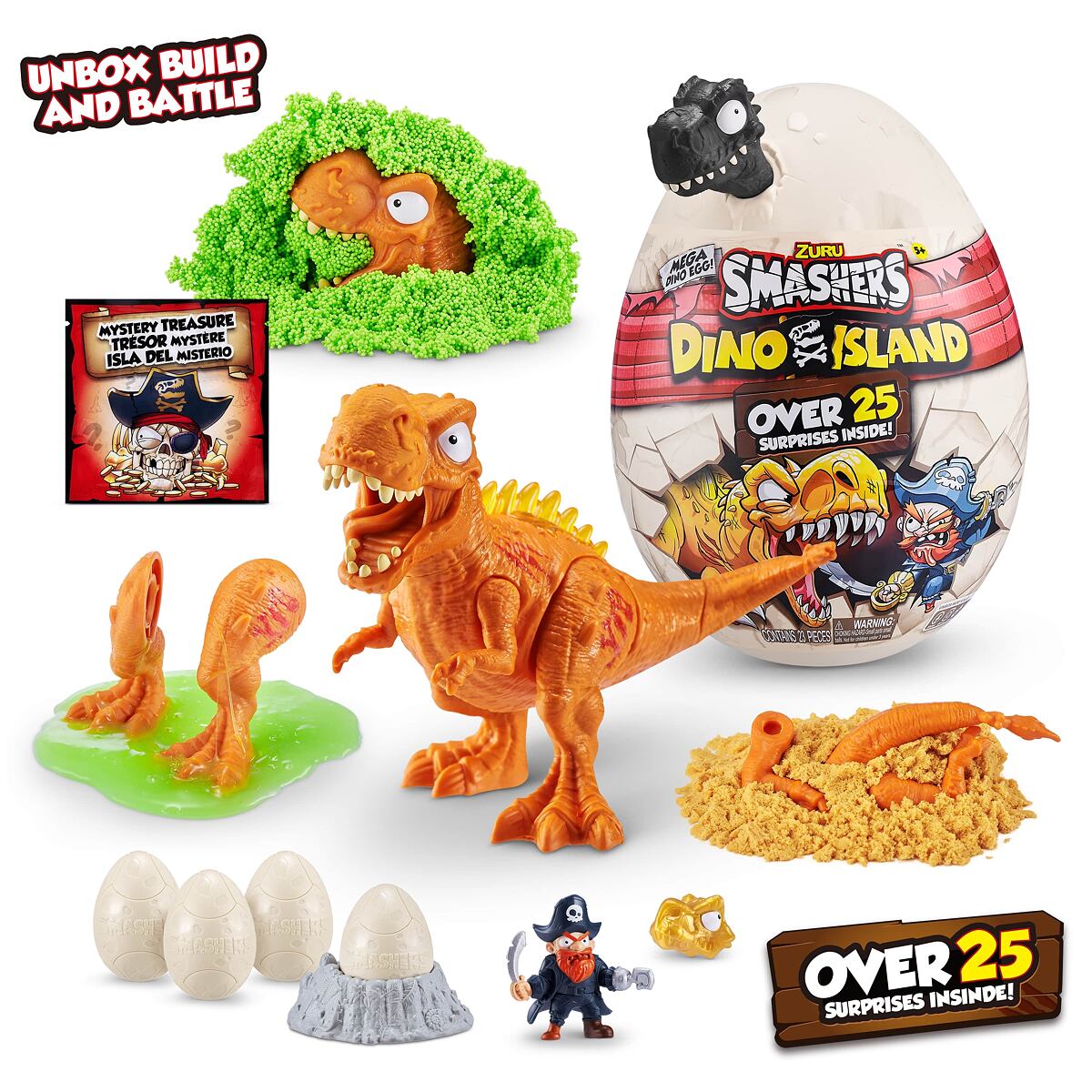 ZURU Smashers: Dino Island Egg - veľké balenie, viac druhov