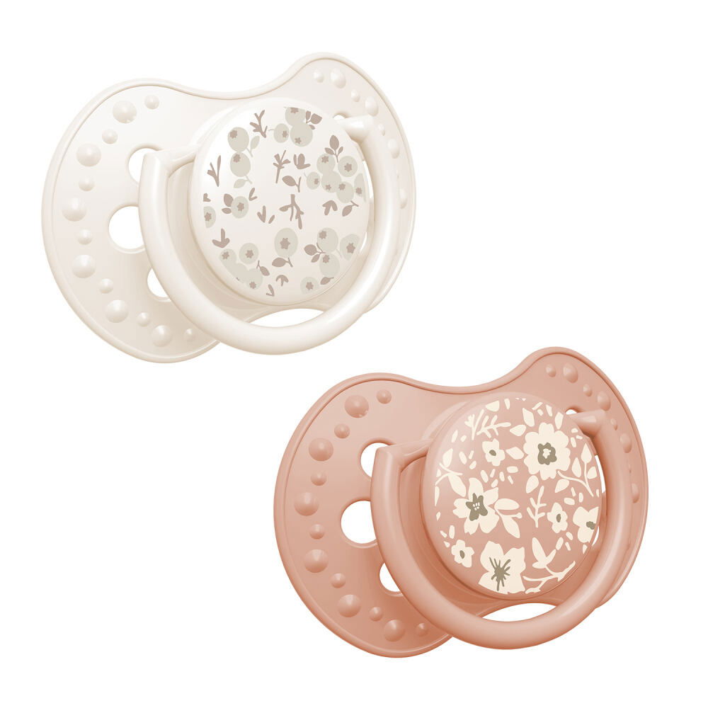 LOVI Dudlík silikonový dynamický BLOSSOM 3-6m 2 ks holkaMAL 22922G