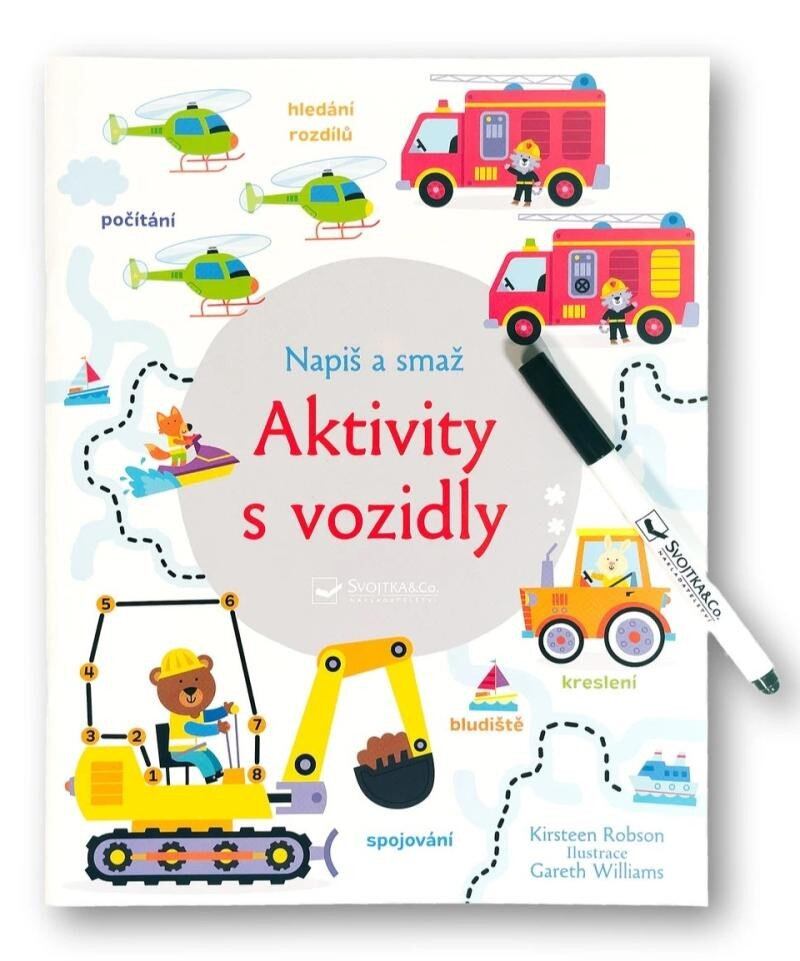 Levně Napiš a smaž - Aktivity s vozidly