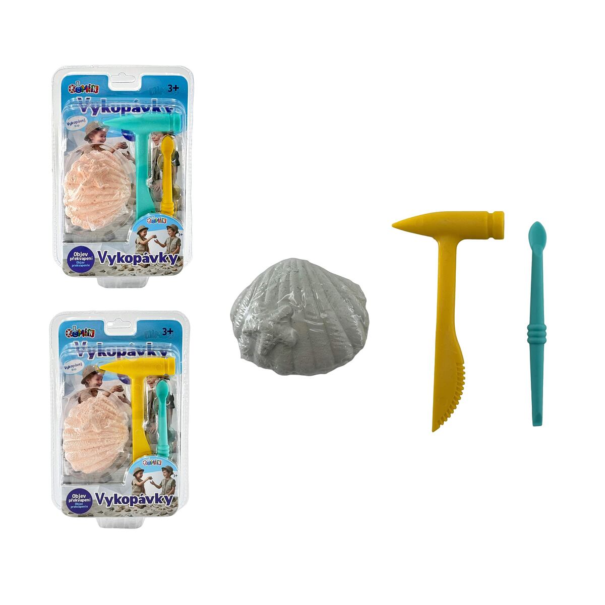 GEMÍN Vykopávky - morský svet, 2 druhy