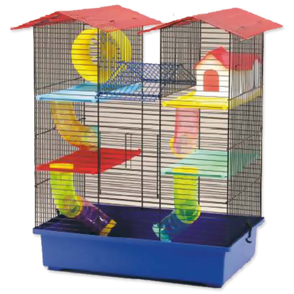 Klietka SMALL ANIMALS CH2 modrá + červená 1 ks
