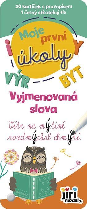 Jiri Models Moje prvé úlohy Vymenované slová CZ