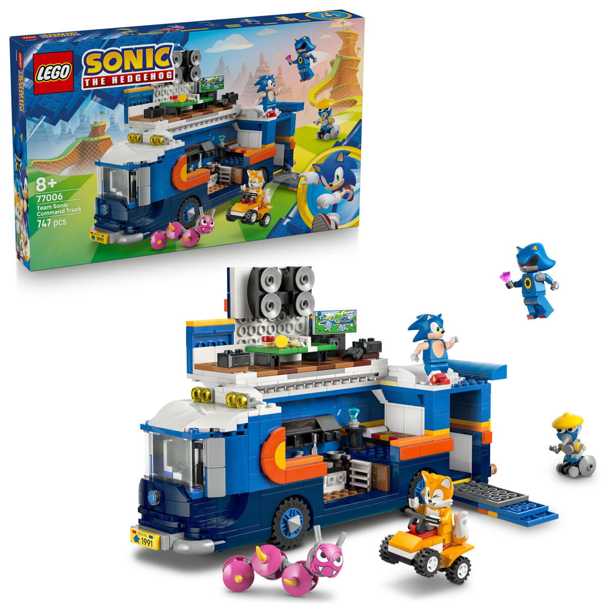 2277006 LEGO® Sonic the Hedgehog™ 77006 Velitelské vozidlo týmu Sonic - poškozený obal