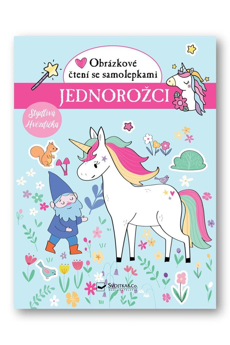 Levně Jednorožci Obrázkové čtení se samolepkami