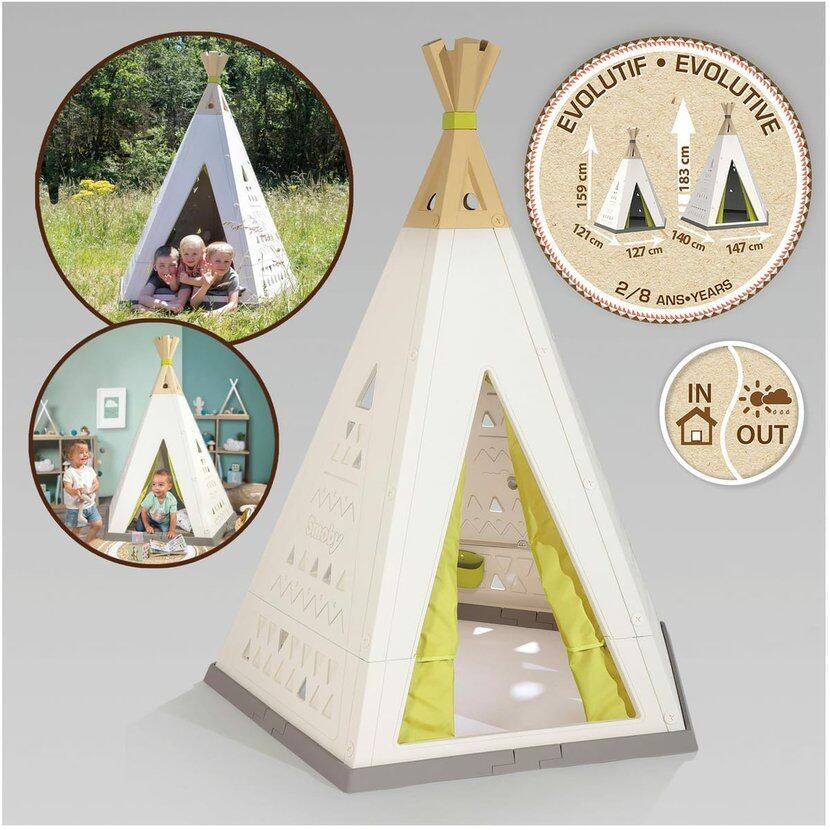 SM 811000 SMOBY Teepee indoor/outdoor 2v1 - poškodený obal