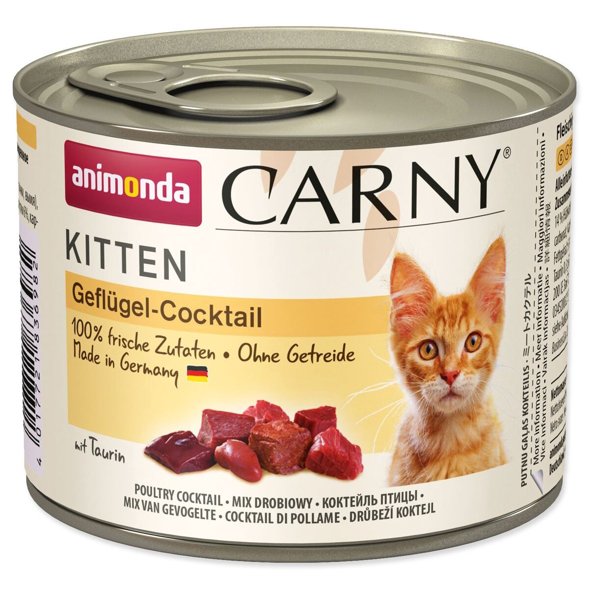 Konzerva ANIMONDA Carny Kitten hydinová zmes 200 g