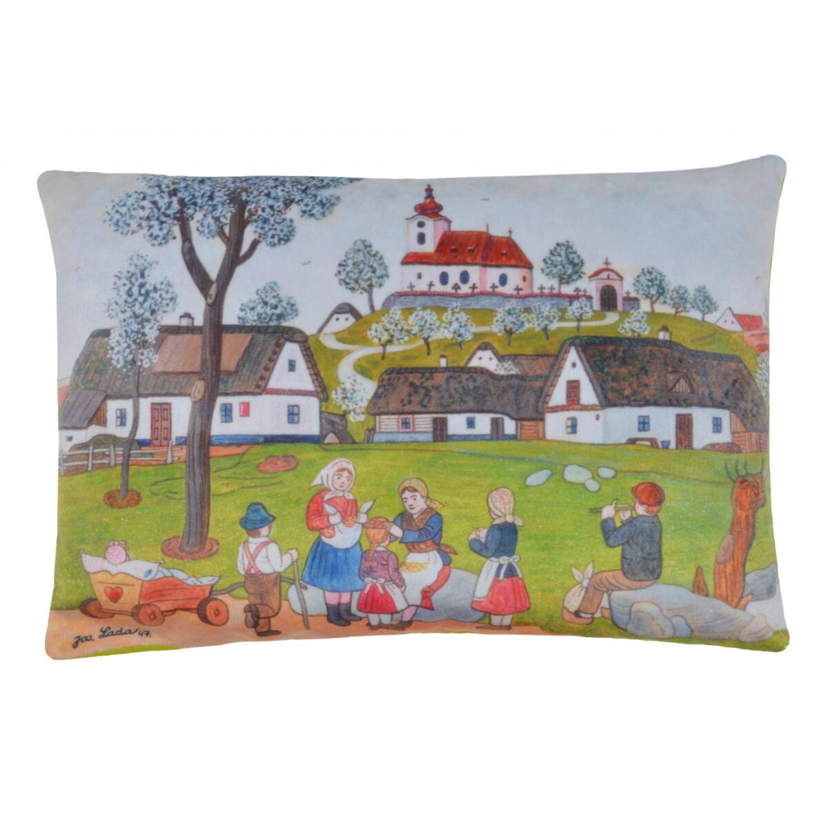 Levně Moravská ústředna Polštář 32x21cm Lada, Jaro