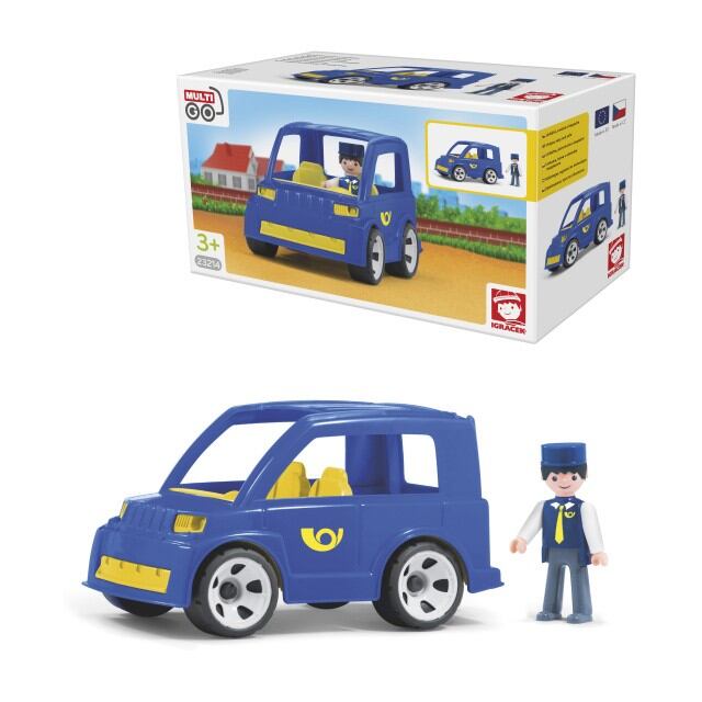 Igráček MultiGO Poštové auto s poštárom