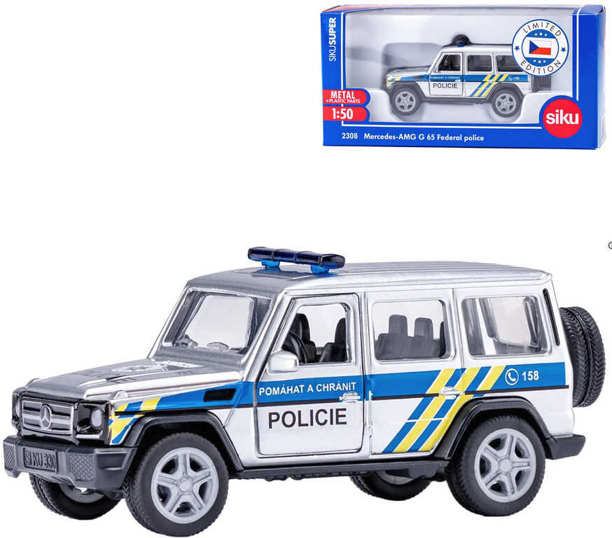 SIKU Super česká verzia - polícia Mercedes AMG G65
