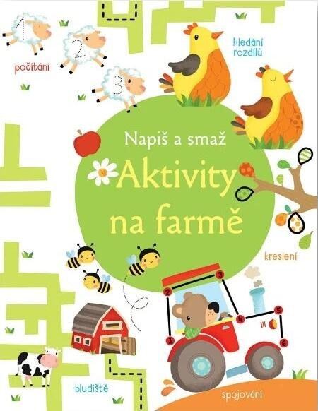 Levně Napiš a smaž - Aktivity na farmě