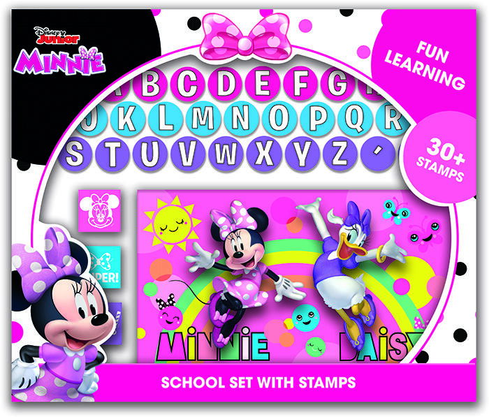 Jiri Models Školská súprava s pečiatkami Minnie
