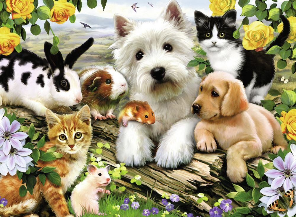 Ravensburger Veselé priateľstvo zvierat Puzzle 300 dielikov