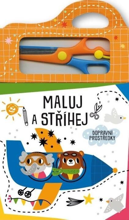 Levně Maluj a stříhej Dopravní prostředky
