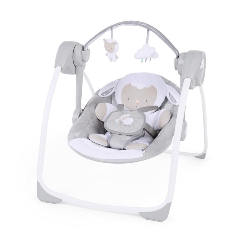 INGENUITY Hojdačka s melódiou Cuddle Lamb 0 m+, do 9 kg, 2019