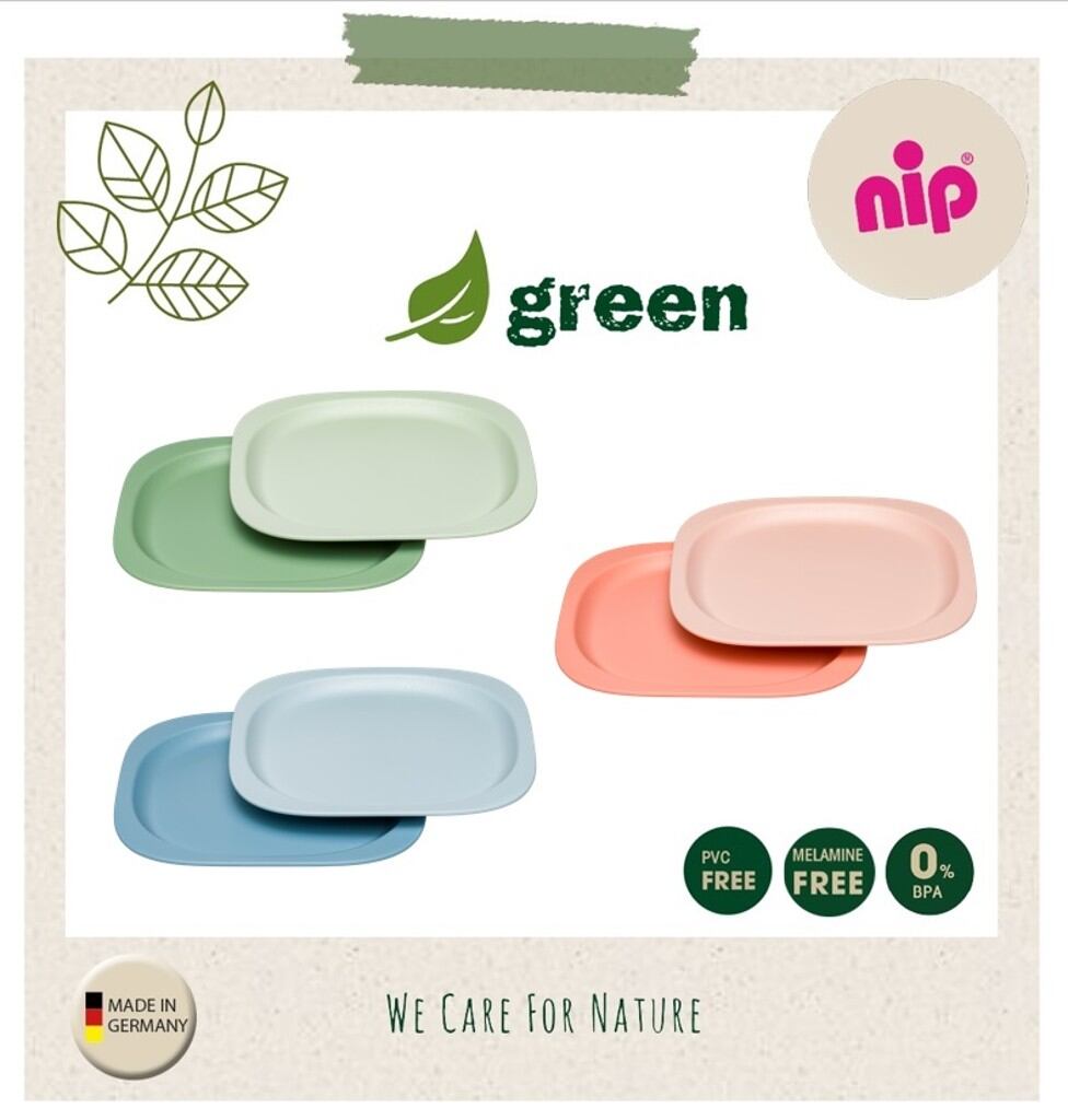 NIP GREEN line tanierik, 2ks, mix farieb